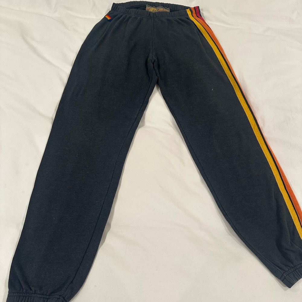Aviator Nation striped sweatpants M